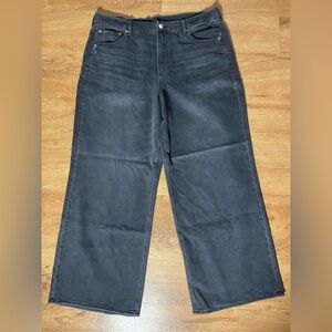 American Eagle Wide Leg Black Jeans Women